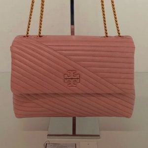 Tory Burch Pink Quilted Shoulder Bag